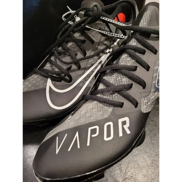 Nike React Vapor Ultrafly Elite 4 Black Baseball Cleats DA0701-001 Size Men\'s 14 main image 10